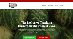 Desktop Screenshot of hainescitytruckbrokers.com